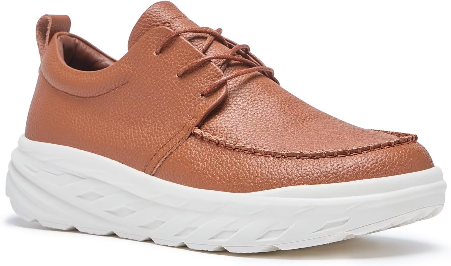 OrthoComfoot Men's Orthopedic Wide Leather Dress Walking Shoes: Diabetic Plantar Fasciitis Arch Support Comfortable Sneakers, Business Work Adjustable Fit Orthotic Casual Heel Foot Pain Relief Oxfords