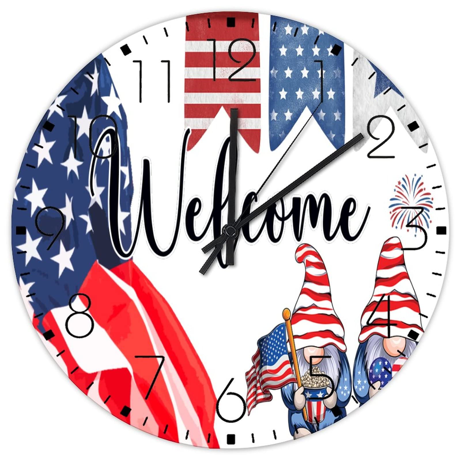 Horloge murale pour salle de conférence ou chambre de fille au style rustique