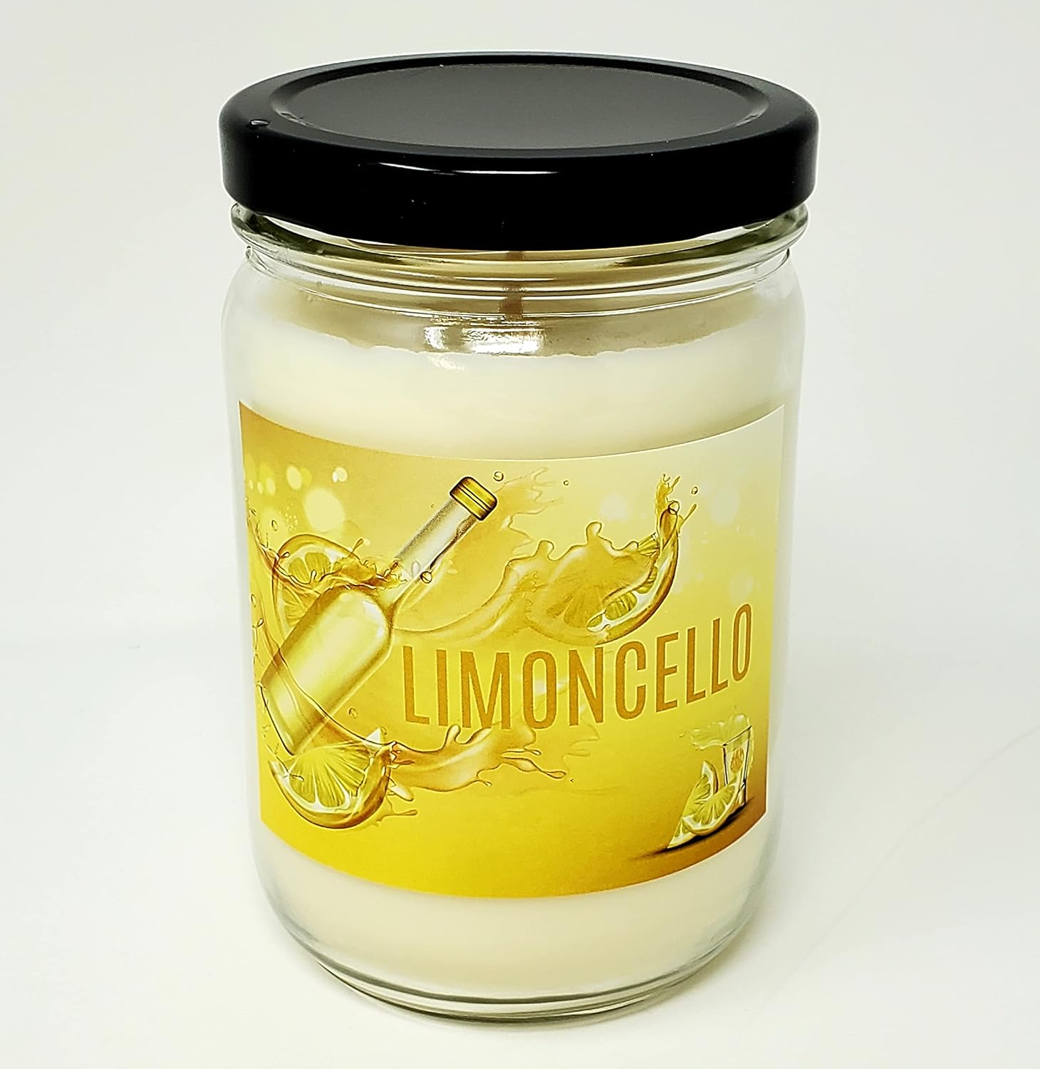 Limoncello Candle All Natural Premium Soy and Coconut Wax