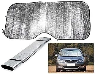 Heria 1 Pc Car Sunshade UV Ray Reflector Auto Window Sun Shade Visor Shield Cover, Keeps Vehicle Cool/Foldable Windshield Car Cover Visor