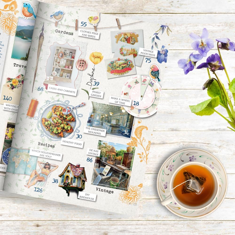 Daphne's Diary Magazine #4 2025 (English) | Creative Craft Workbook | Interactive Journal for Mindfulness, Painting, Art, Cooking, Travel & More | Packed with Creative Inspirations