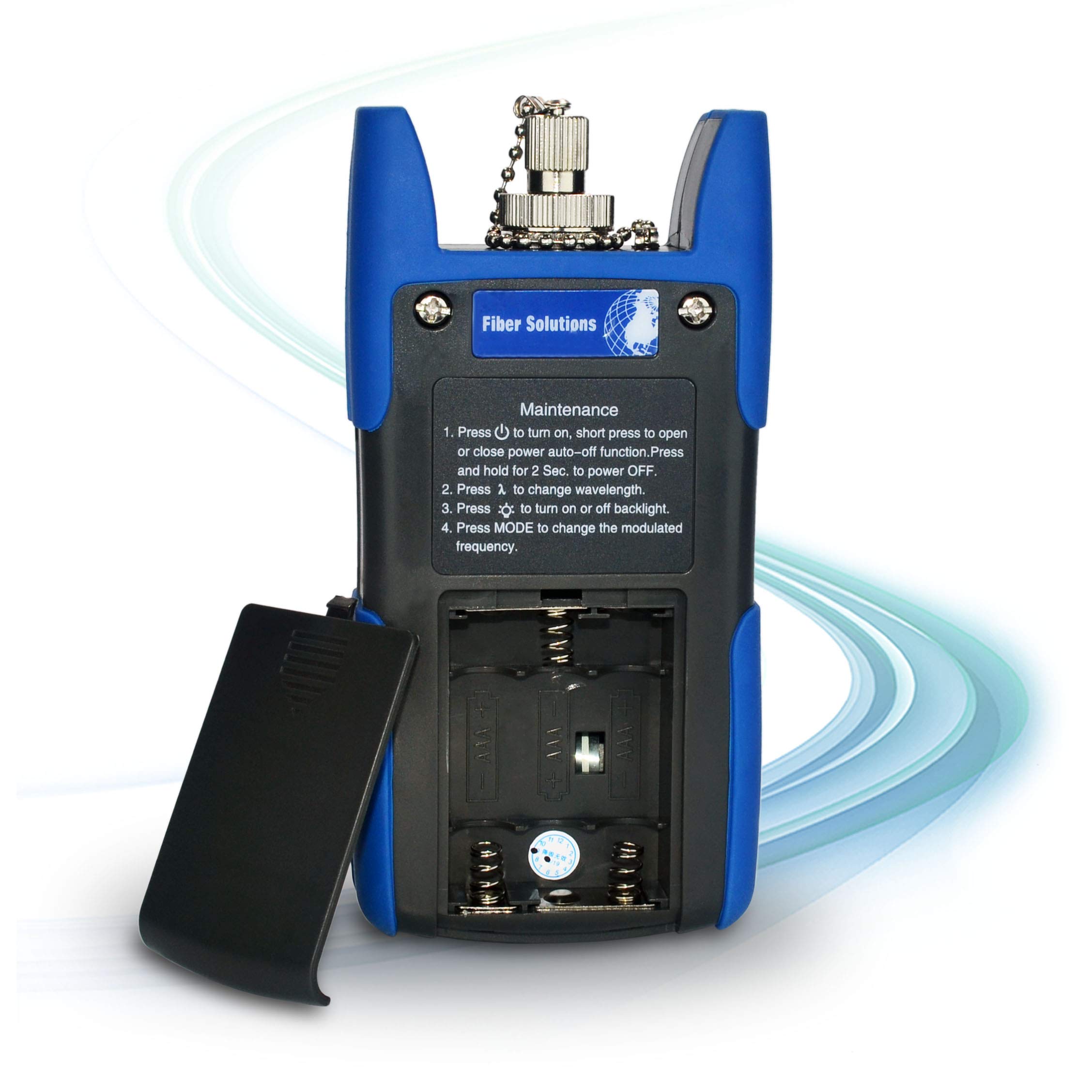 1310/1550nm Mini Fiber Optical Laser Light Source FTTH Alto Rendimiento Probador de Fibra Optica/Fiber Optic Cable Tester Tool con Adaptador SC FC ST Para CCTV/CATV Ingeniería de Mantenimiento