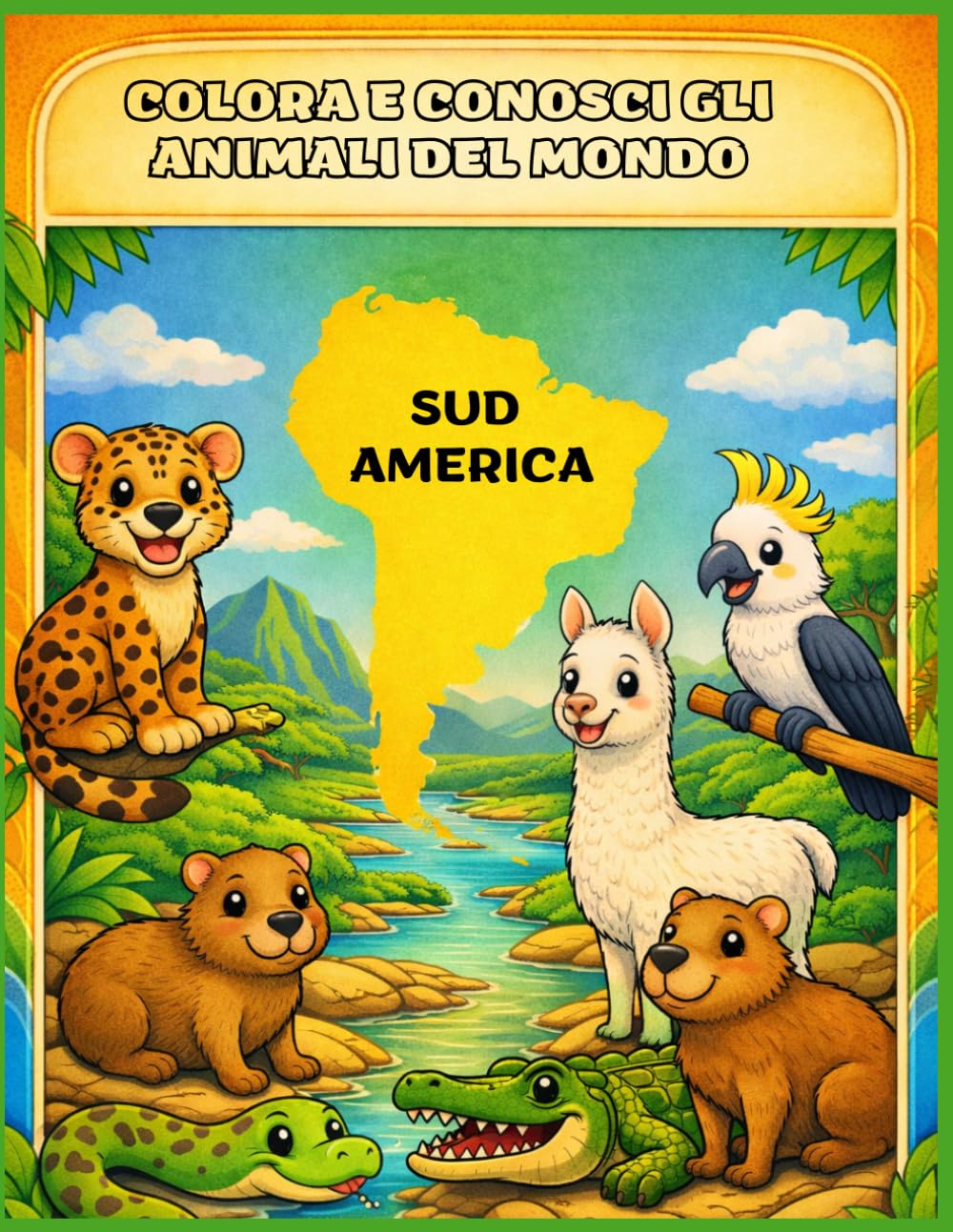 COLORA E CONOSCI GLI ANIMALI DEL MONDO