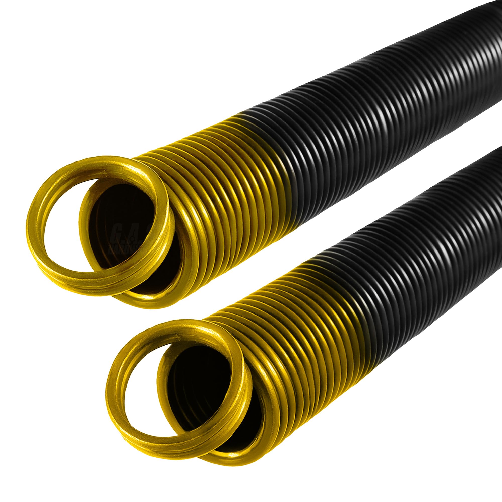 80 lb. Heavy-Duty Double-Looped Garage Door Extension Spring (2-Pack) - Gold | Springs for Garage Door Replacement Hardware Repair (80-Gold)