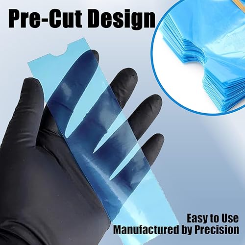 Miniatura 4 de 200 bolsas para bolígrafos de tatuaje, fundas para bolígrafos para máquina de tatuaje, fundas para bolígrafos de tatuaje, cinta azul