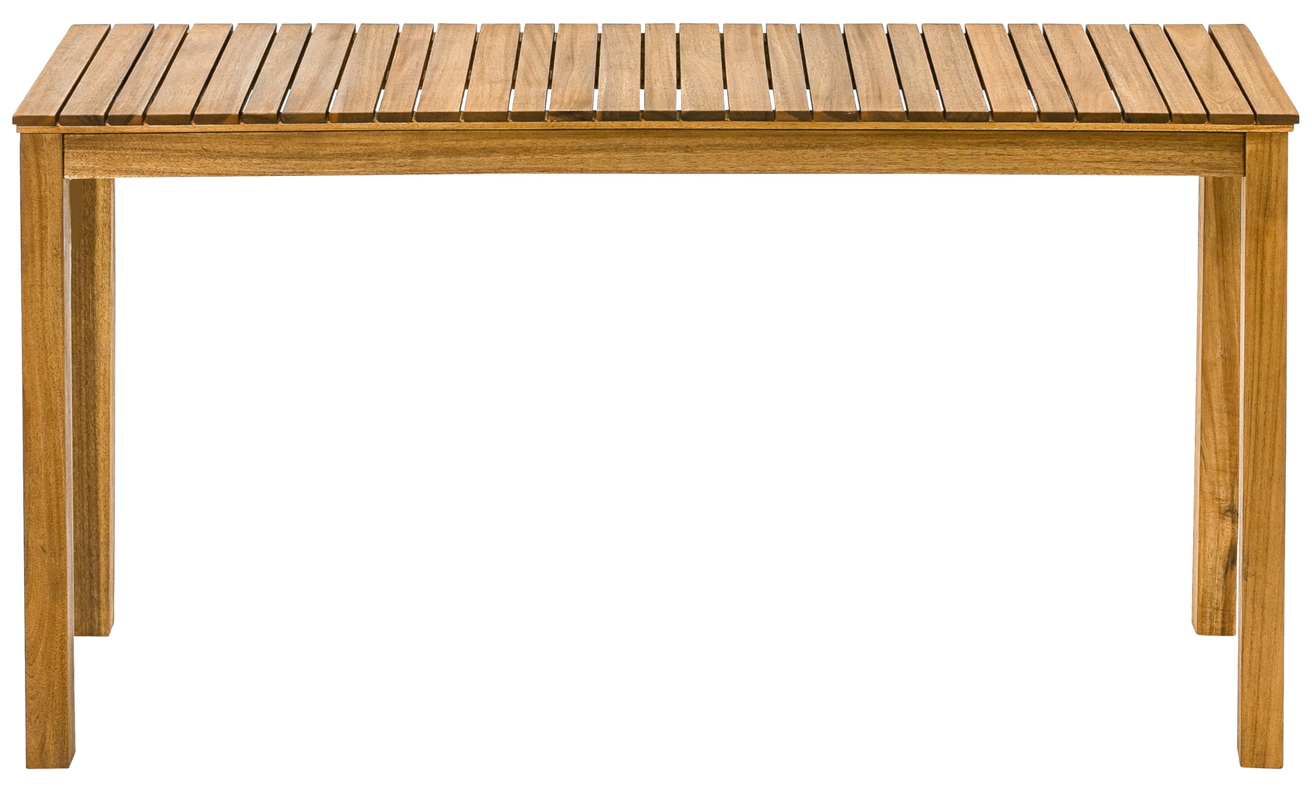 Dehner Table de Balcon Macao, env. 142 x 75 x 40 cm, Bois d'acacia FSC, Naturel
