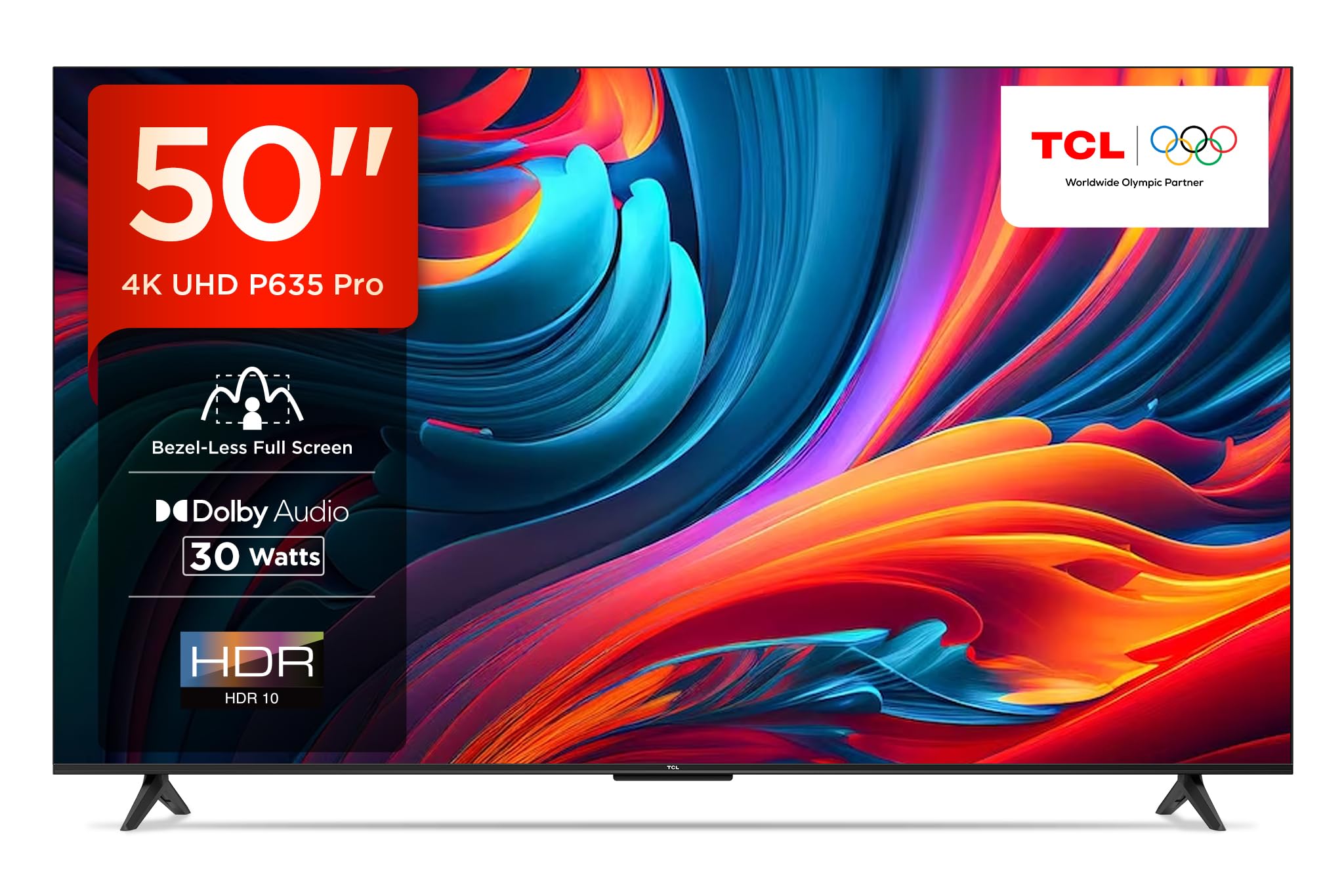 TCL 126 cm (50 inches) Bezel-Less Full Screen Series Ultra HD 4K