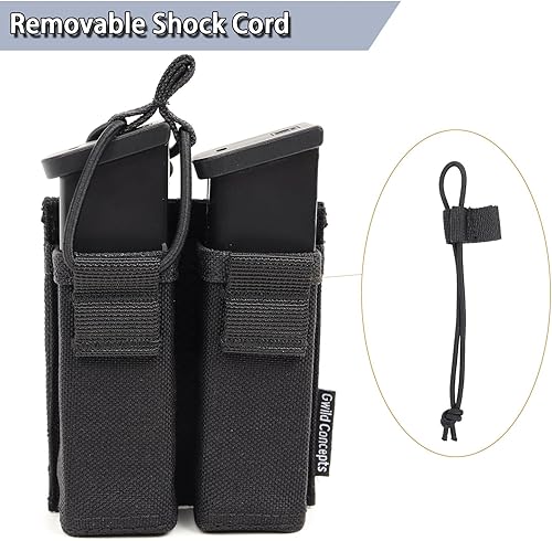 Miniatura 6 de Funda doble para pistola de 0.354 in  Funda para revista Gwild Concepts Glock MOLLE Mag con inserto Mag