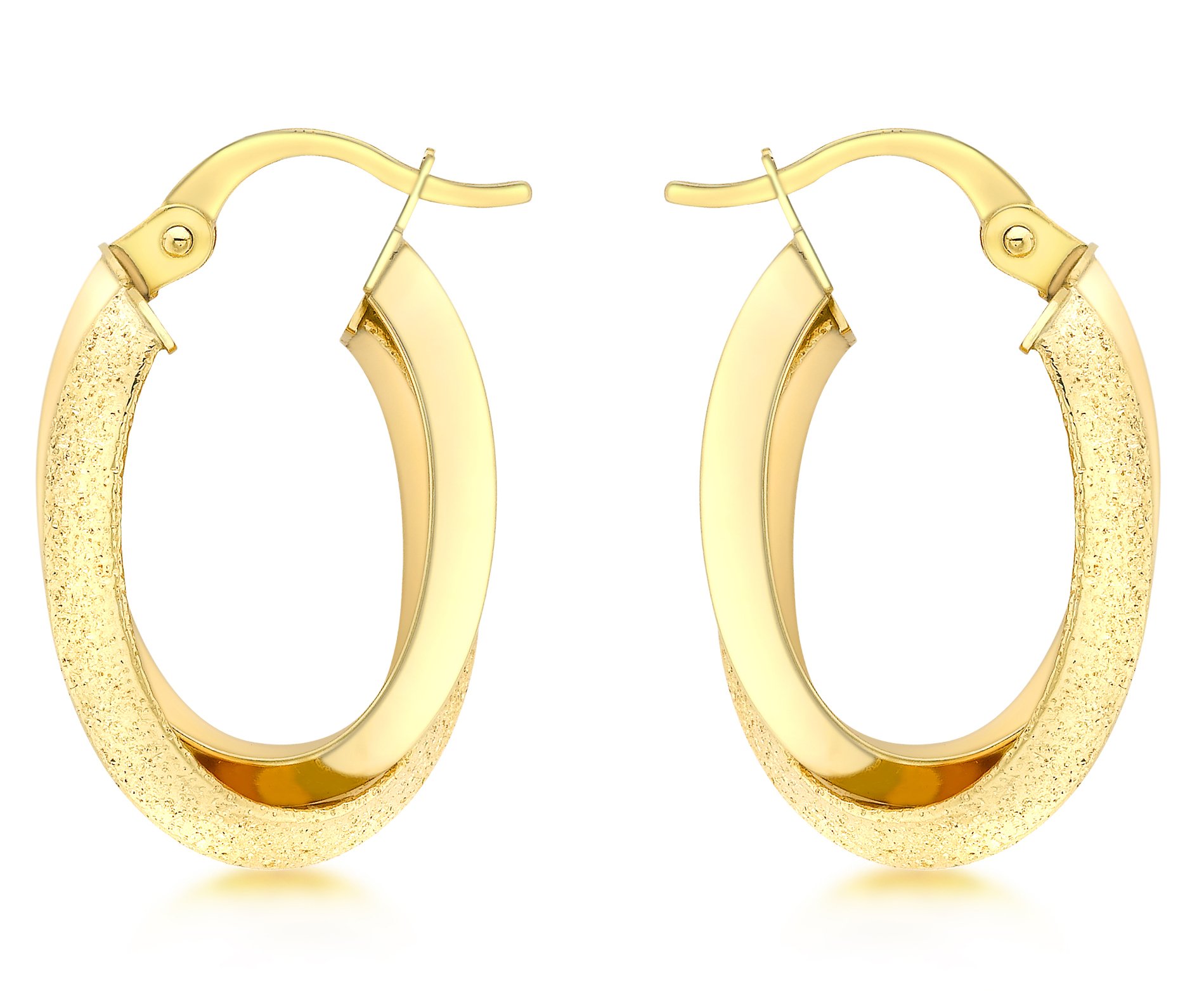 Orecchini Creole Dormeuse d'epoca in oro 18k
