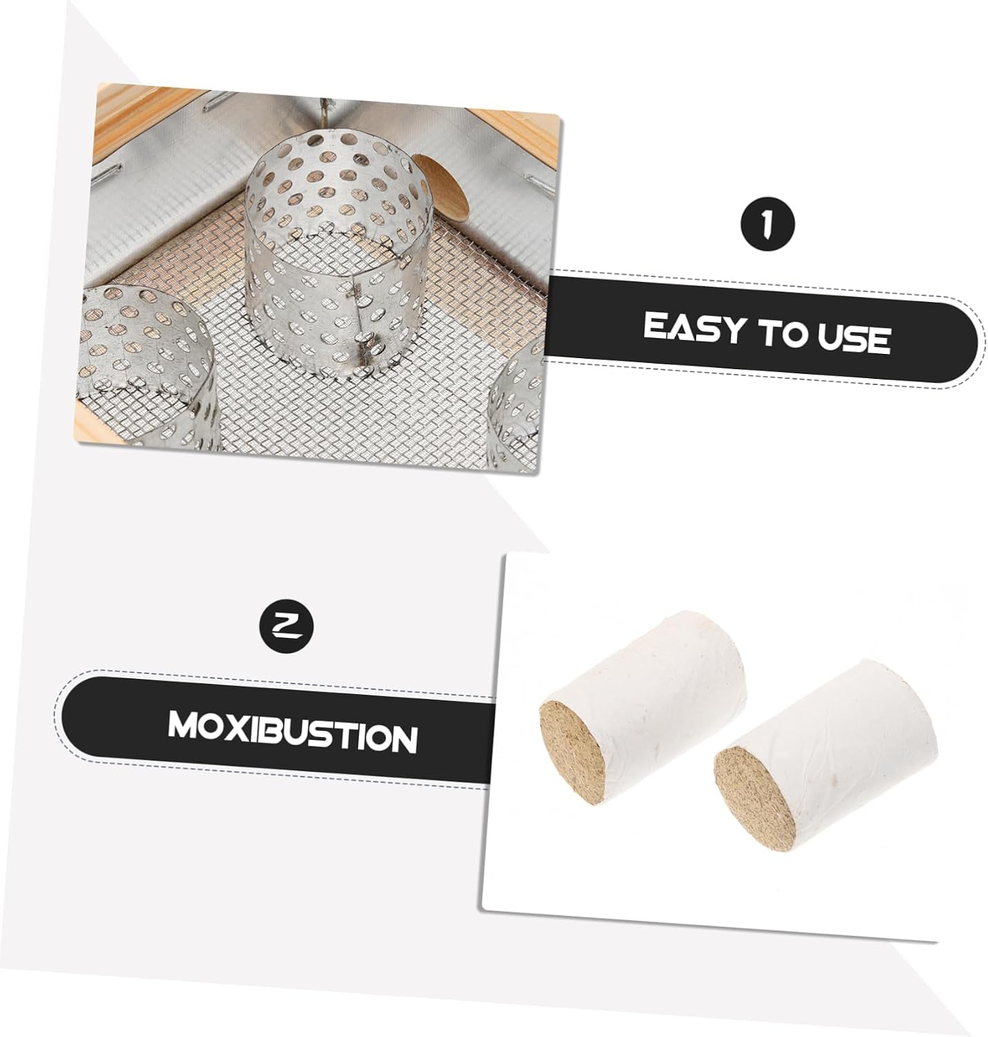 COLLBATH Wooden Box for Sticks Portable Scald Treatment Tool for Body Essential Accessory