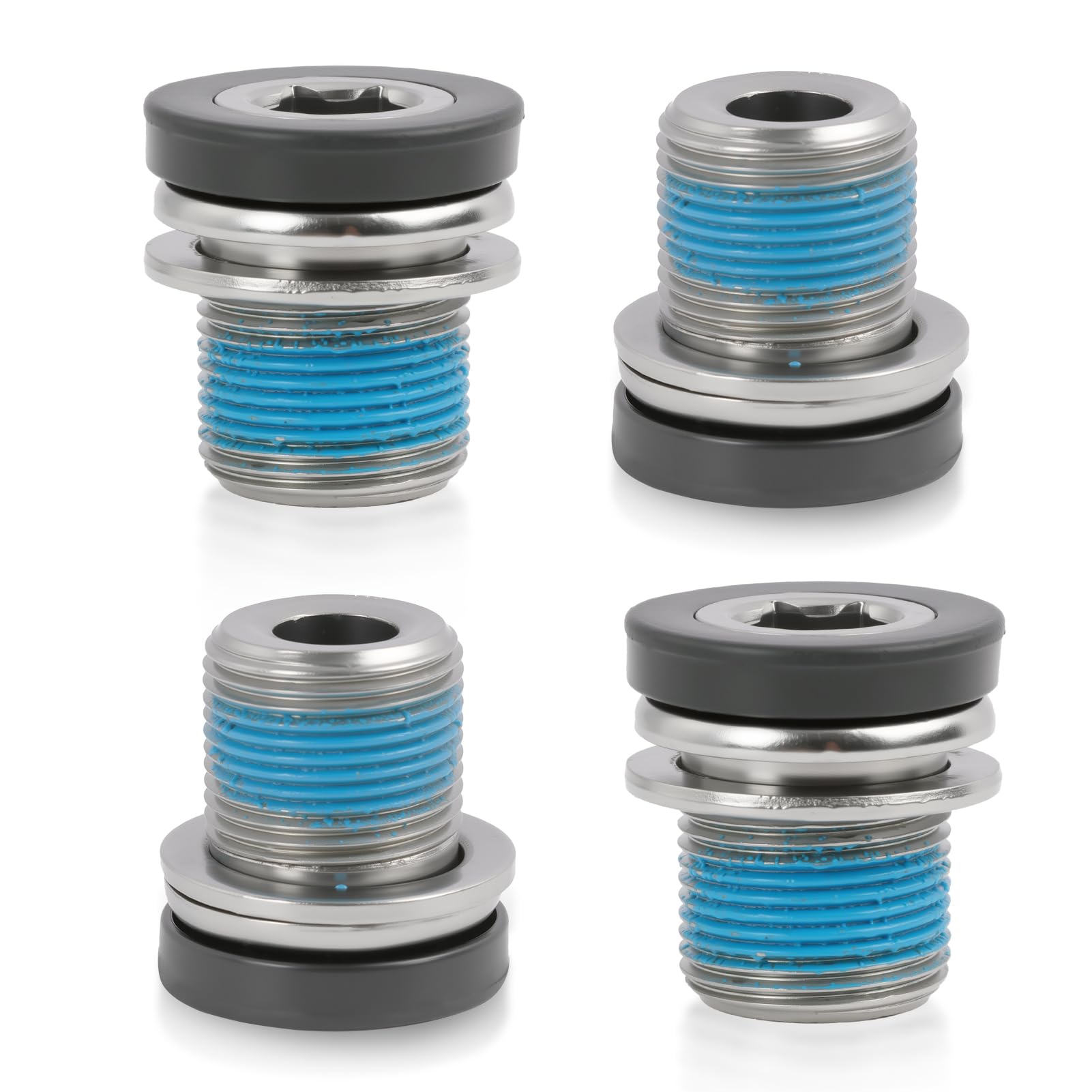 Tornillos de brazo de manivela M15 x 20 mm acero inoxidable para bicicleta eléctrica