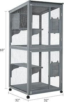Cat Patio Enclosure, 69 Large Indoor Outdoor Catio Cage