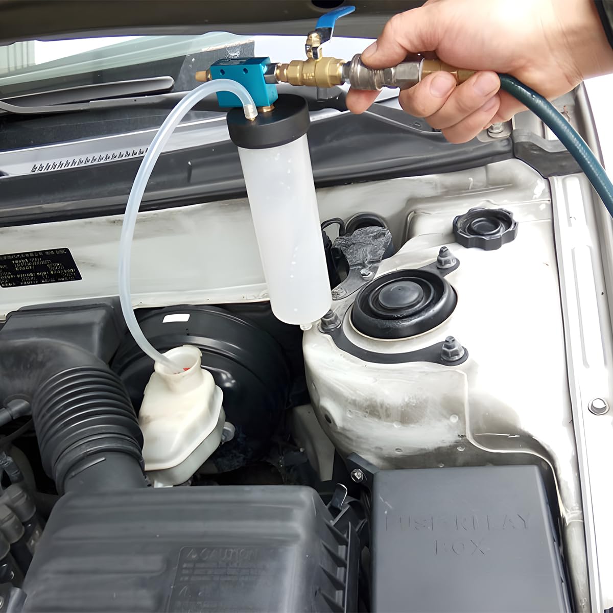 JNNJ Strumento per Lo Scarico del Liquido dei Freni, Strumento a Mano per Lo Spurgo Dell'olio della Pompa Automobilistica, Cambio Ed Il Drenaggio Dell'olio Dell'auto con Pompa di Aspirazione