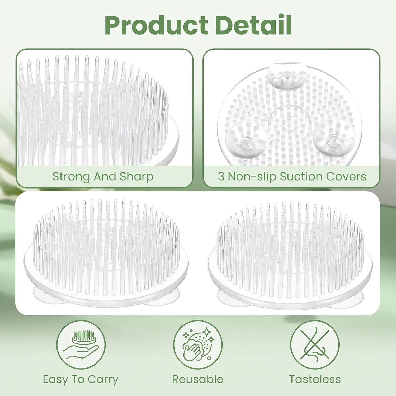 32 Pcs Flower Frogs for Arrangements, Plastic Flower Pin Holder