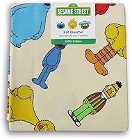 Vista 26 de Fat Quarter 100% algodón para manualidades de costura, 18 x 21 pulgadas (pollos de granja de campo)