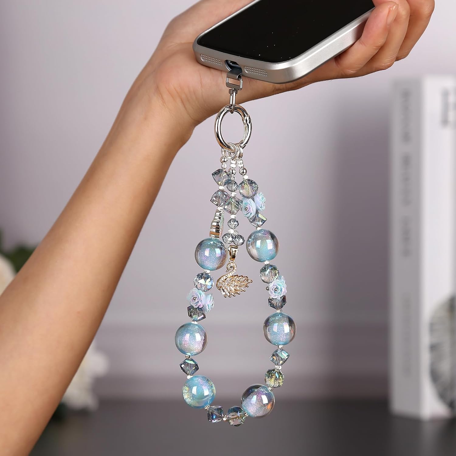 Phone Chain, Detachable Phone Wrist Strap, Durable Anti-Break Lanyard for Daily Carry,