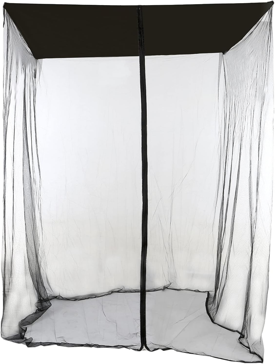 Lixada Outdoor Swing Chair Mesh Net Ultra Large Mosquito Net Zipper Closure Netting Curtain Water Resistant Patio Seater Mesh Canopy Cover