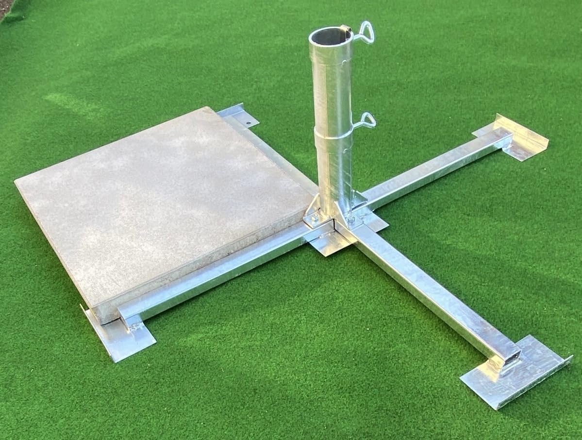 Gastronomie Gross-Schirm STABIELO SICHERHEITS PLATTENSTÄNDER FÜR STÖCKE 60 mm ø und 40 x 40 er Platten