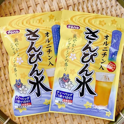 さんぴん水 オルニチン100 1袋で1L分 2袋セット さんぴん茶 沖縄 0カロリー ジャスミン オルニチン セット 東海農産 - ノーブランド品 - 商品画像