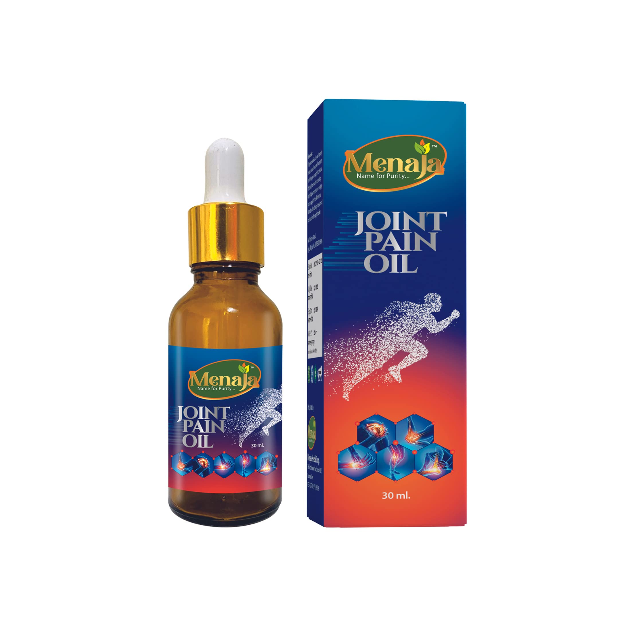 Buy Menaja joint care oil Ortho Vedic Oil Oil for Joint Pain, Knee
