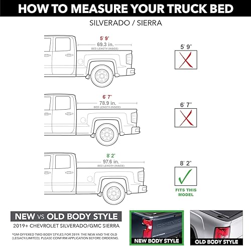 Miniatura 2 de BAK BAKFlip G2 - Cubierta rígida plegable para caja de camioneta  226122  Compatible c2014-2018, 19 LtdLegacy ChevyGMC SilveradoSierra, 2014 1500,