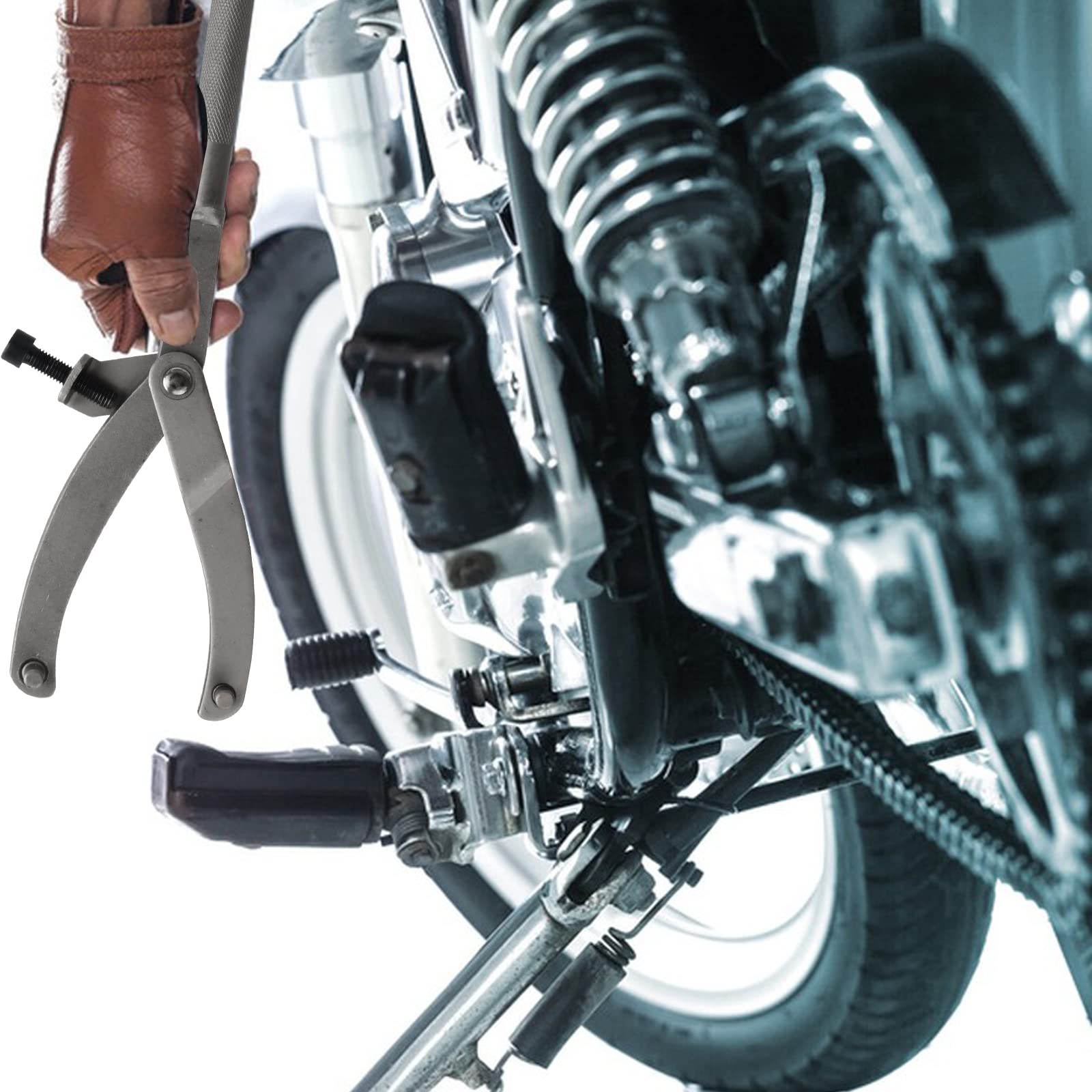 strumento di supporto, volano, blocco, frizione, chiave, variomatic, frizione, moto, puleggia