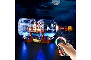 LED Light for Lego Ship in a Bottle (21313 and 92177): Remote-Controlled Illumination