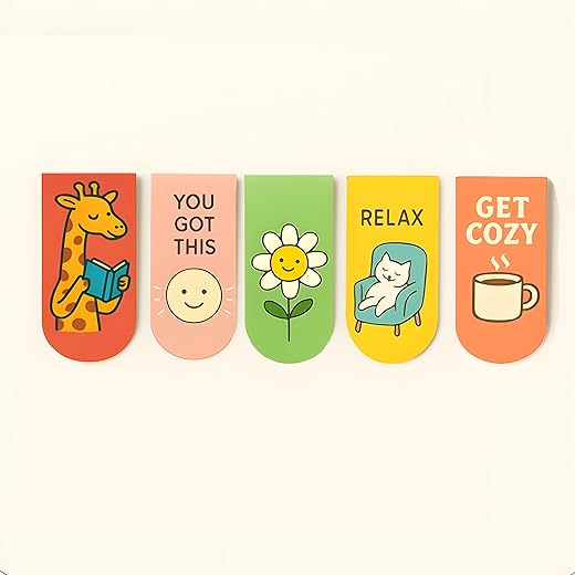 Ink Palette Magnetic Bookmarks - 5 Pieces