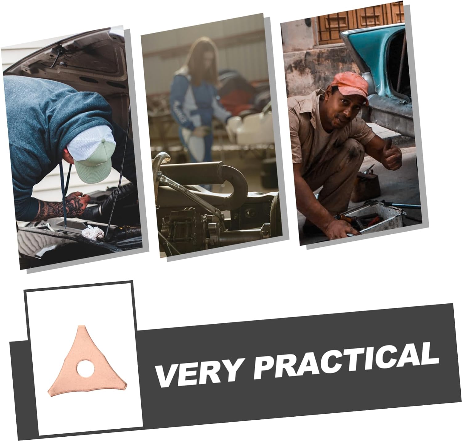 100pcs Dent Puller Washer for Auto Body Repair Triangle Soldering Tool Precision Made Panel Repair Equipment Efficient Dent Removal