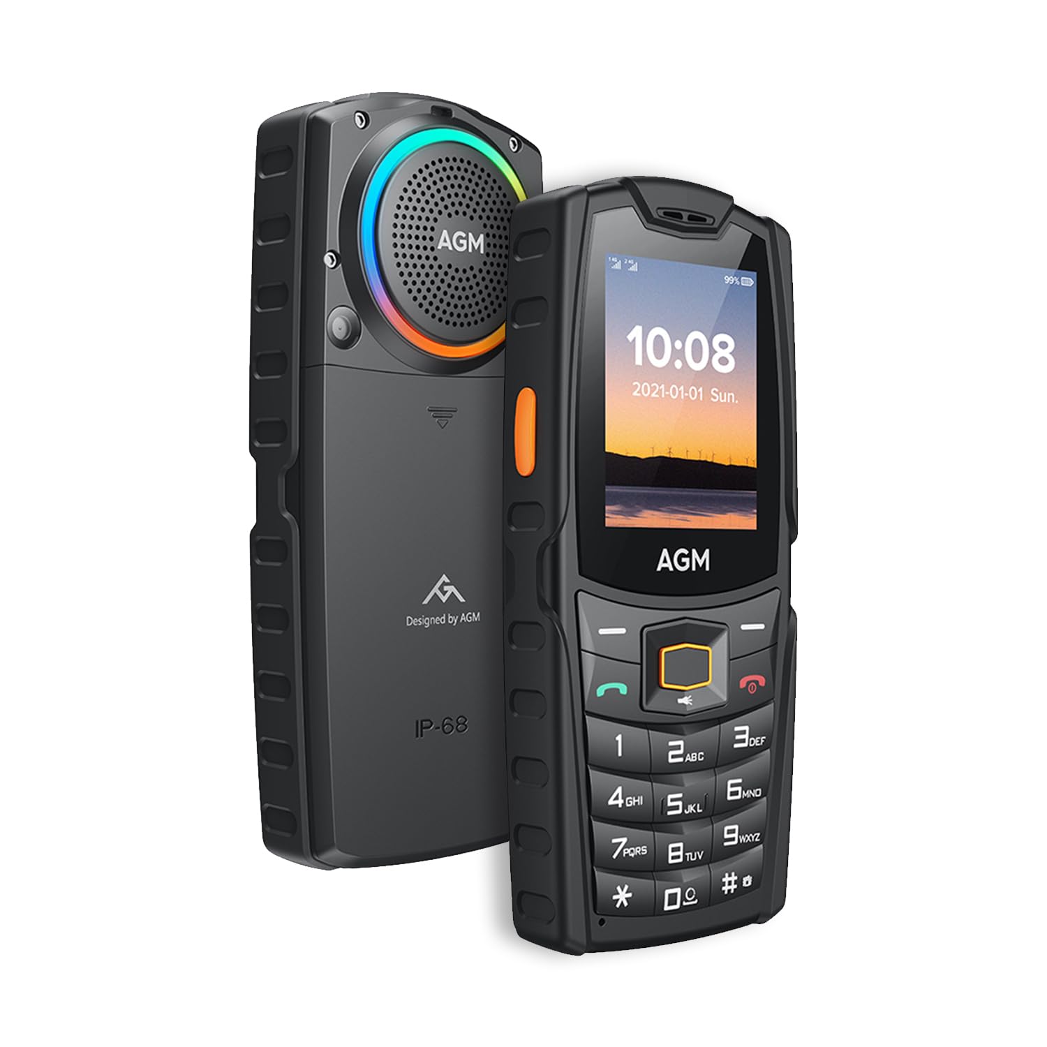 Beafon AGM by Bea-fon M6 Bartype (4G) Rugged (IP68/IP69K/MIL-STD-810H ohne Simlock, ohne Branding