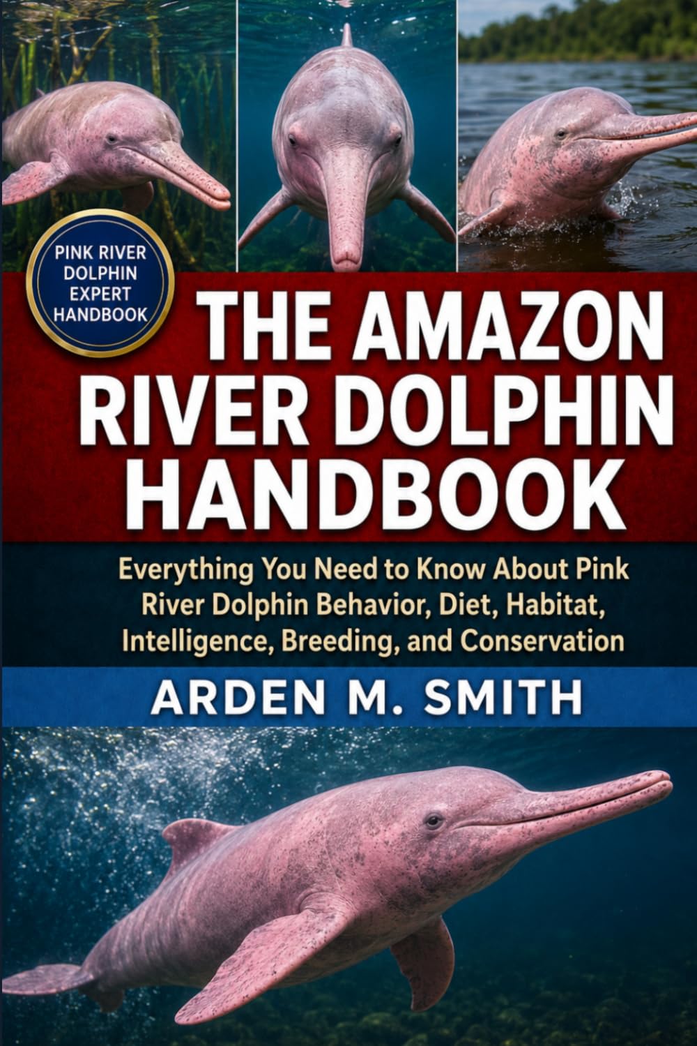 THE AMAZON RIVER DOLPHIN HANDBOOK: Everything You Need to Know About Pink River Dolphin Behavior, Diet, Habitat, Intelligence, Breeding, and Conservation