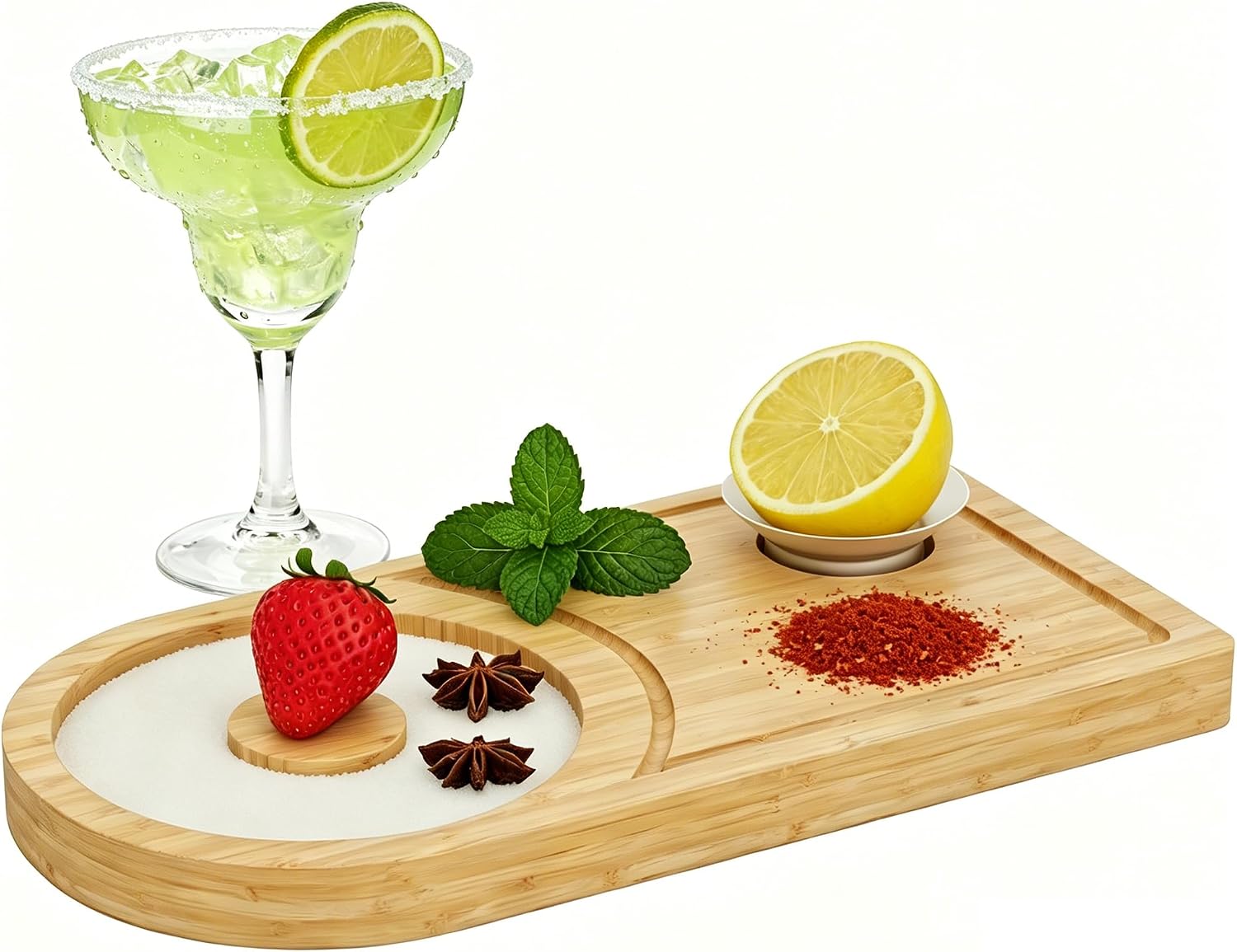 Margarita Salt Rimmer Set, Tajin Rim, Cocktail Rimmer, 4.7" Glasses