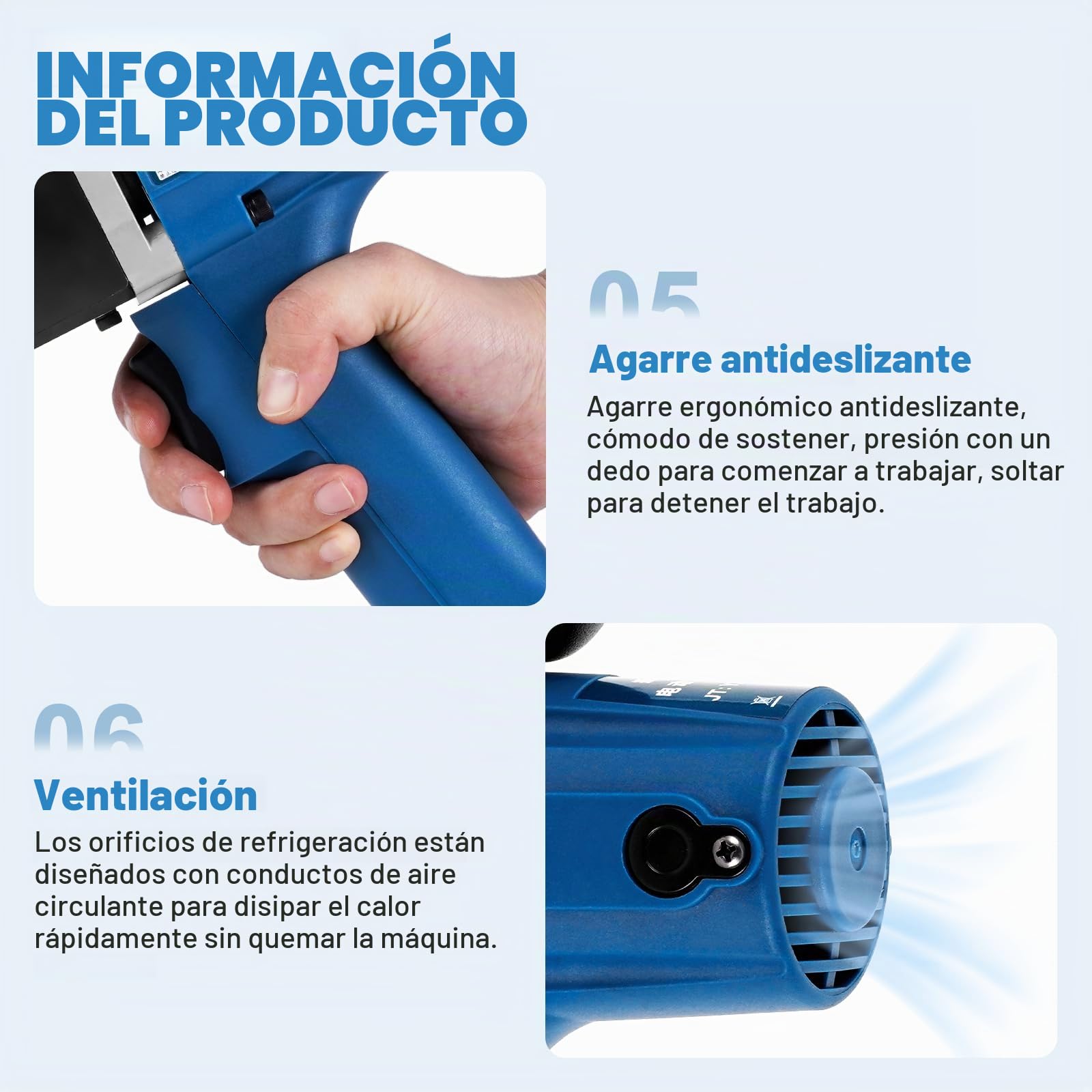 MXBAOHENG 4-300mm² Crimpadora hidráulica eléctrica 120 KN Alicates de prensado hidráulicos Crimpadora de alambre hidráulico eléctrico con 15 insertos de presión para terminales de cobre y aluminio
