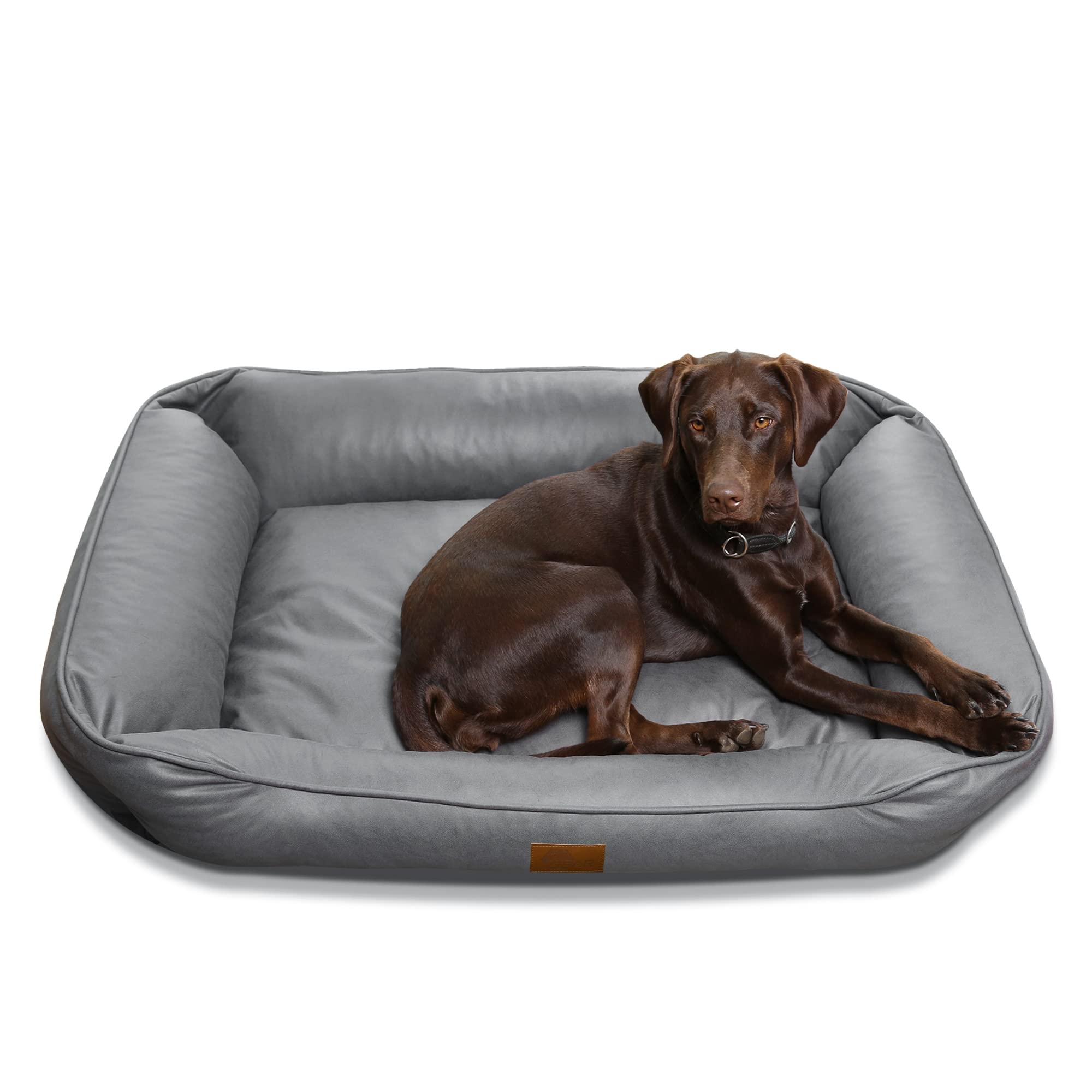 your GEAR Belluno 80 x 120 cm Cama ortopédica para Perros, Cesta para Perros, Lavable