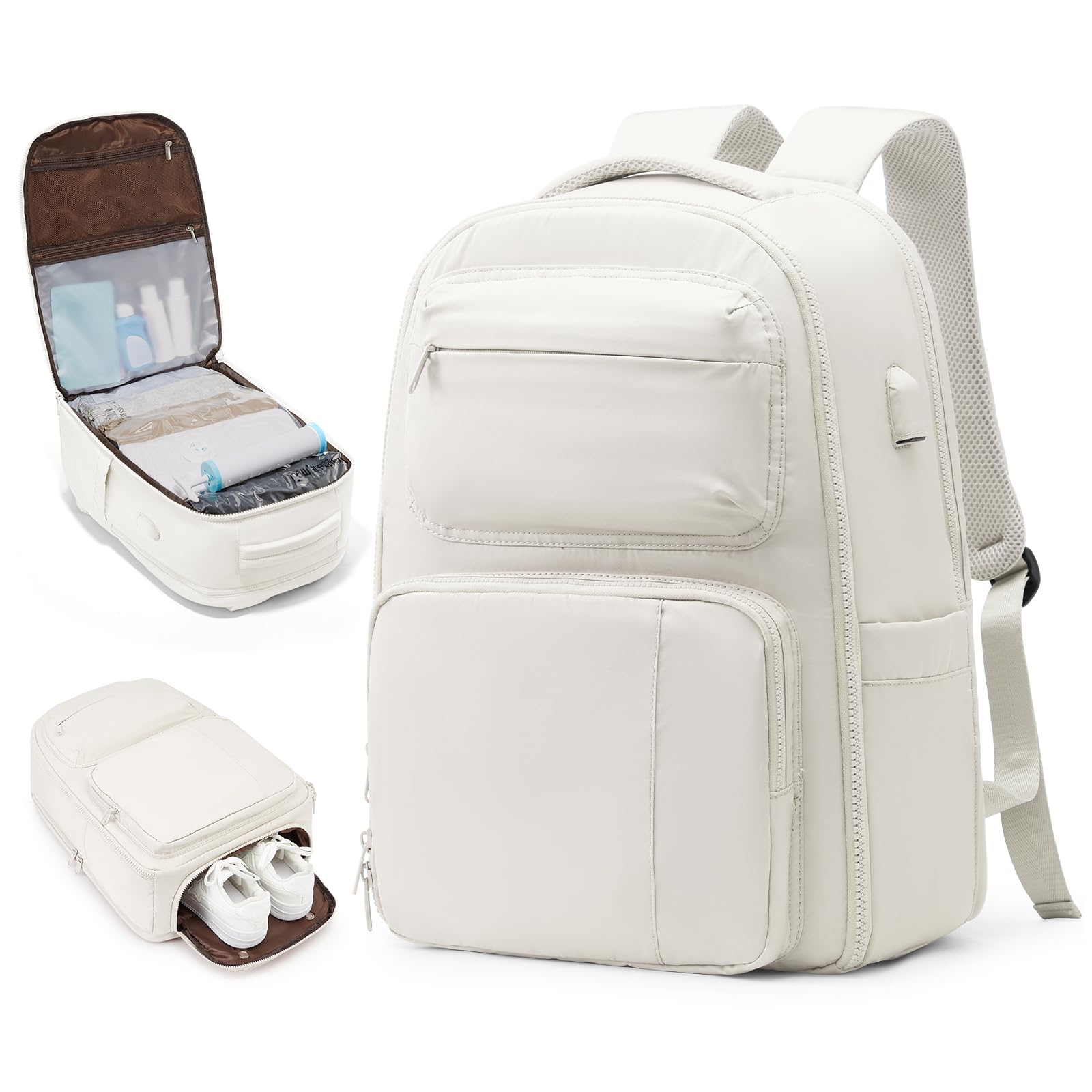 Vacuümrugzak met Handpomp - Vacuümsysteem voor Handbagage - Reisrugzak Waterdicht & Luchtdicht - Opvouwbaar voor Vliegreizen - Unisex Dagrugzak voor Dames & Heren - Zwart Vacuümrugzak met Handpomp - Vacuümsysteem voor Handbagage - Reisrugzak Waterdicht & Luchtdicht - Opvouwbaar voor Vliegreizen - Unisex Dagrugzak voor Dames & Heren - Zwart