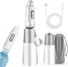NEWDRU CleanStream Pro Portable Jet Spray | USB Rechargeable Electric Travel Bidet, Hygiene Sprayer | 270ml Water Bottle, IPX7 Waterproof | Personal Care for Men, Women, Baby & Postpartum Use (Grey)