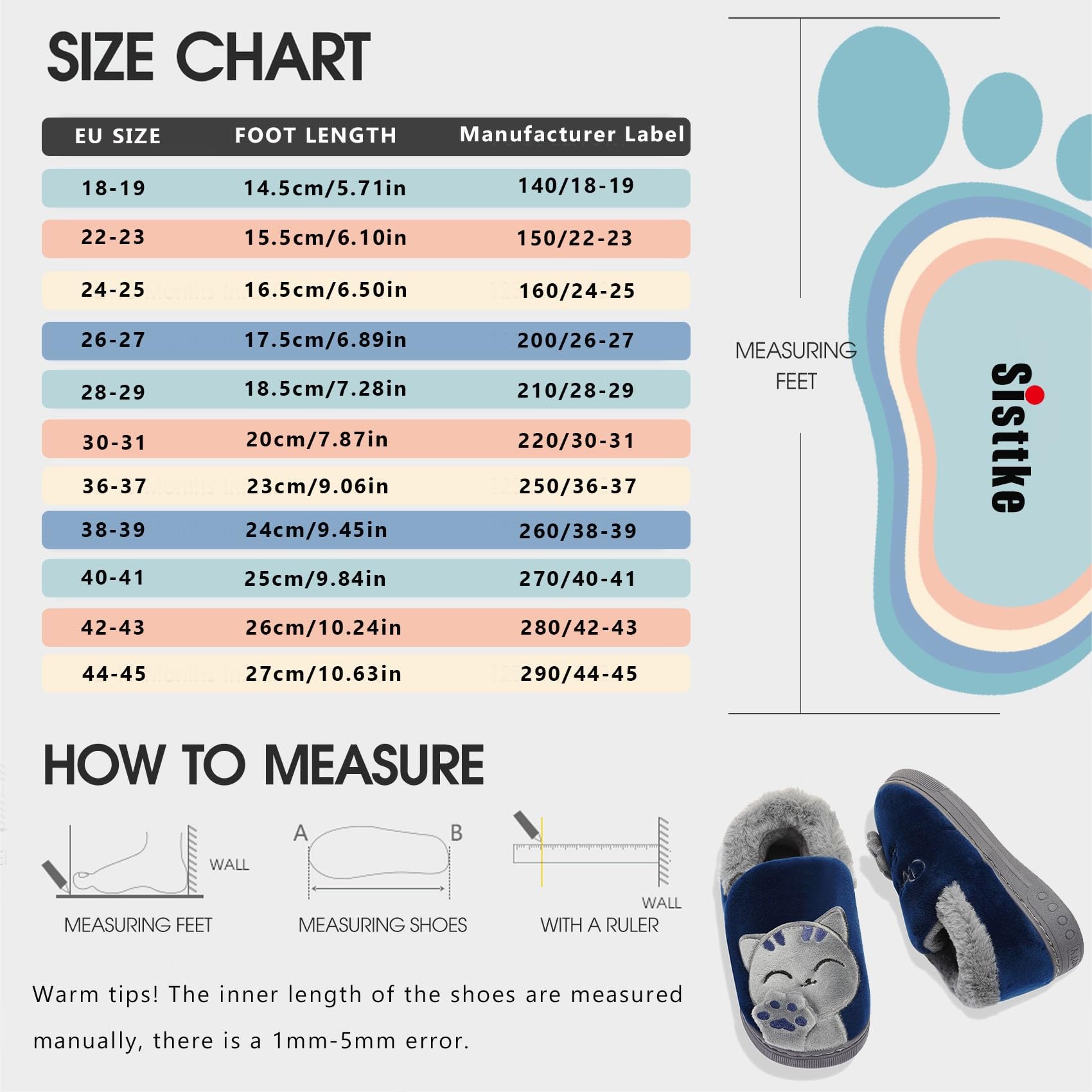 Zapatillas Casa Niños Niñas para Invierno Estar Slippers Casa Interior Caliente Pantuflas Suave Algodón Zapatos Mujer Hombres