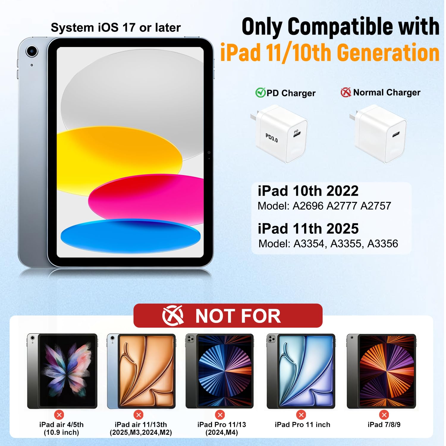 Amazon.co.jp: iPad (A16) 第11世代/第10世代用 磁気ワイヤレス充電器