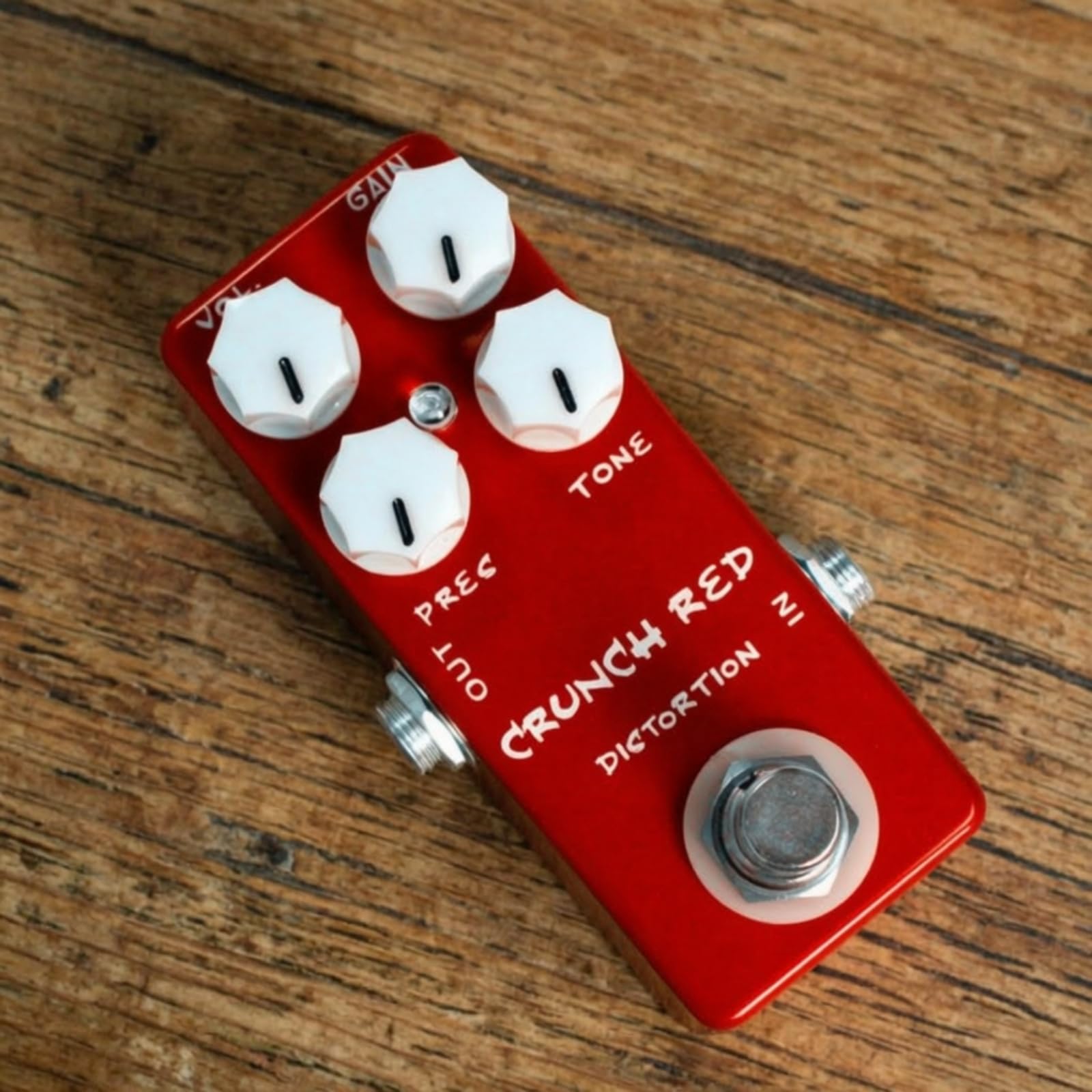 Verzerrerpedal Kompakt Verzerrer Platzsparend Gitarren-Effektpedal für Gitarristen, Proberaum