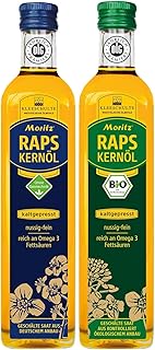 MORITZ KOMBI: Rapskernöl classic 500ml UND BIO 500ml, kaltgepresst, nativ
