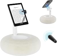 Vista 1 de Soporte magnético para Kindle con girador de páginas, soporte de almohada acogedor para Kindle para leer, soporte de teléfono ajustable de 360°