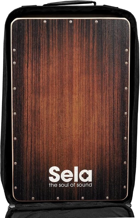 Sela SE 090 Standard Cajon Rucksack/Backpack/Bag with Padded Shoulder Straps, Black