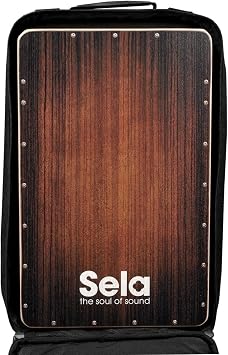 Sela SE 090 Standard Cajon Rucksack/Backpack/Bag with Padded Shoulder Straps, Black