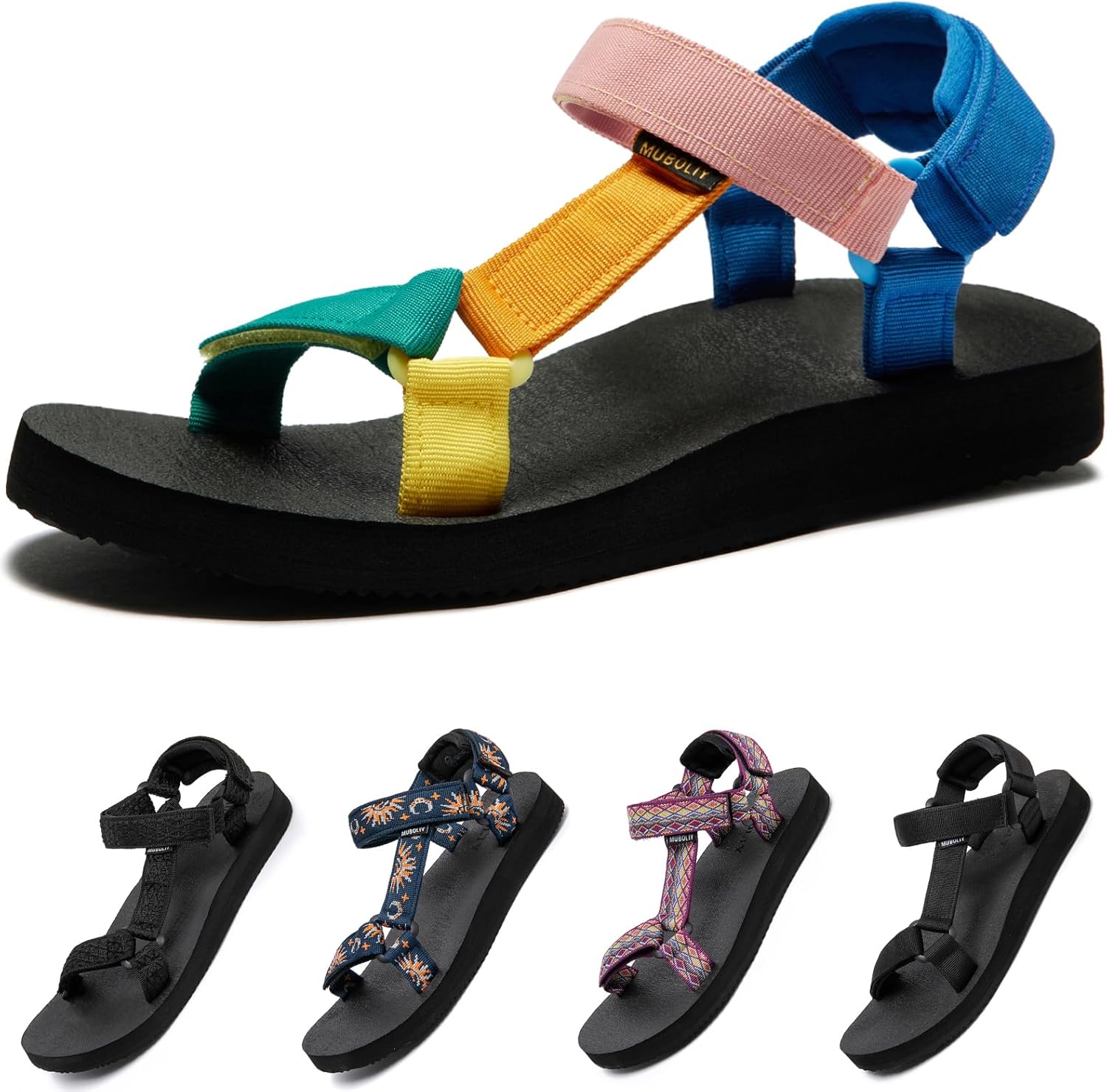 STRDEOUT Sports Sandals, Mens, Womens, Strap, Walking, Outdoor Shoes, Summer, Camping, Amphibious, Lightweight, Easy to Walk, Breathable, Stylish, Classic