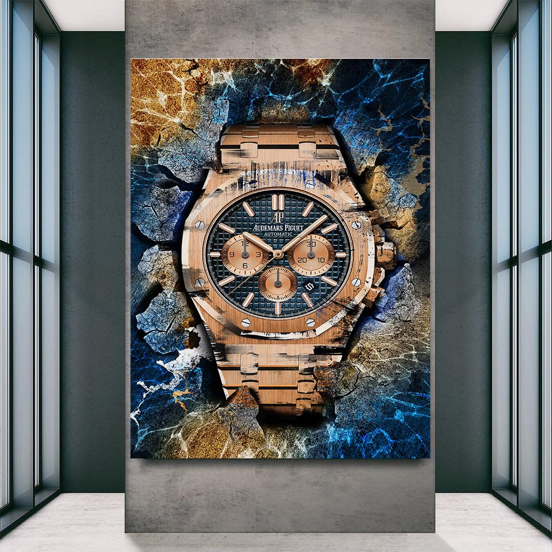 Amazon.com: DEVICI AP Royal Oak Chronograph 18K Gold inspired AP