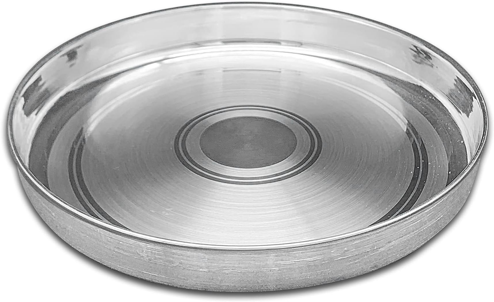MAA SILVER Pure Silver 5 Inch Pooja Thali for Gifting, Religious & Pooja/Puja Use(97 Purity)(100 Grams)