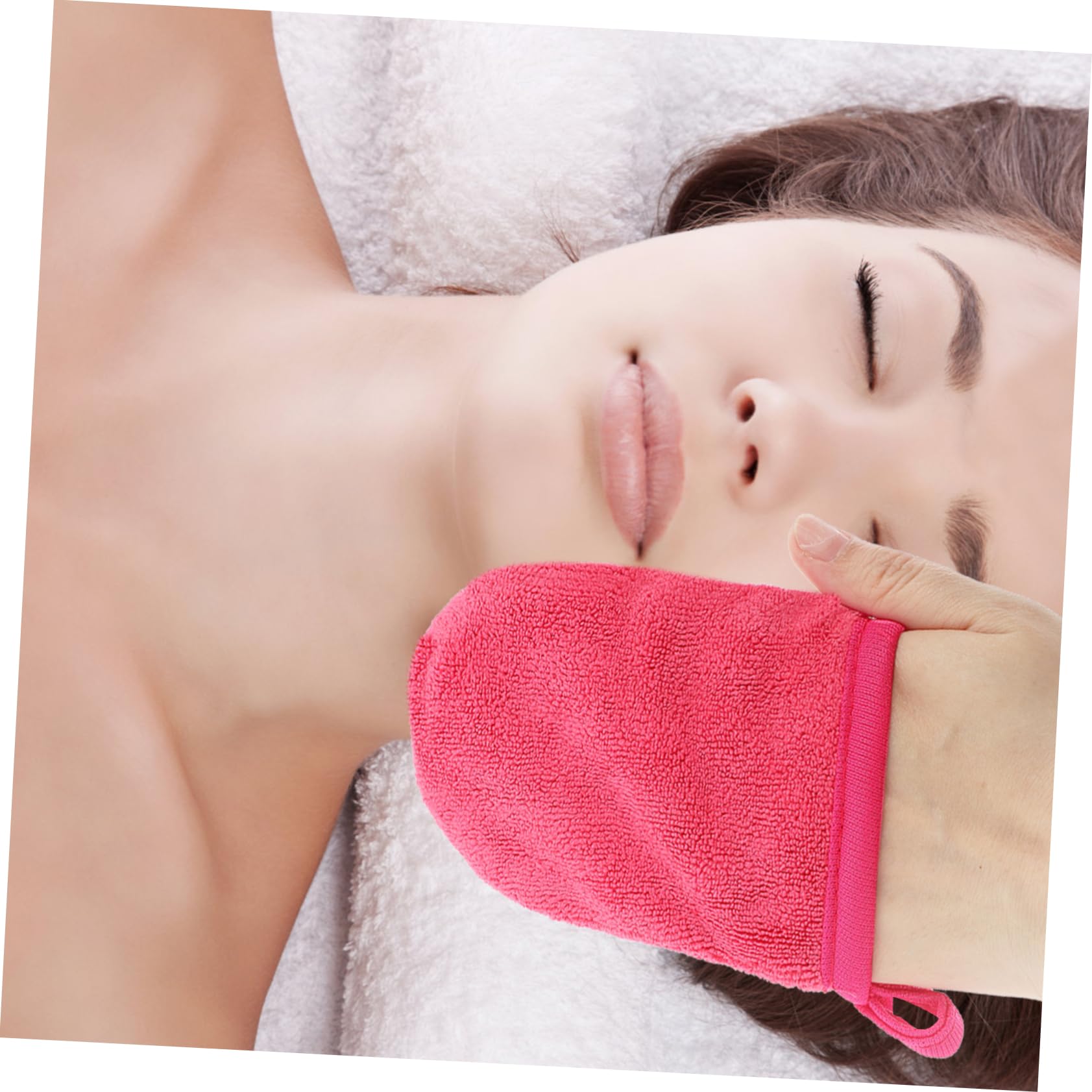 20pezzi Guanti Microfibra Per Pulizia Viso e Rimozione Trucco Guanti Lavabili e Riutilizzabili Di Accessori Per Della Perfetti Per Uso Quotidiano e Viaggi