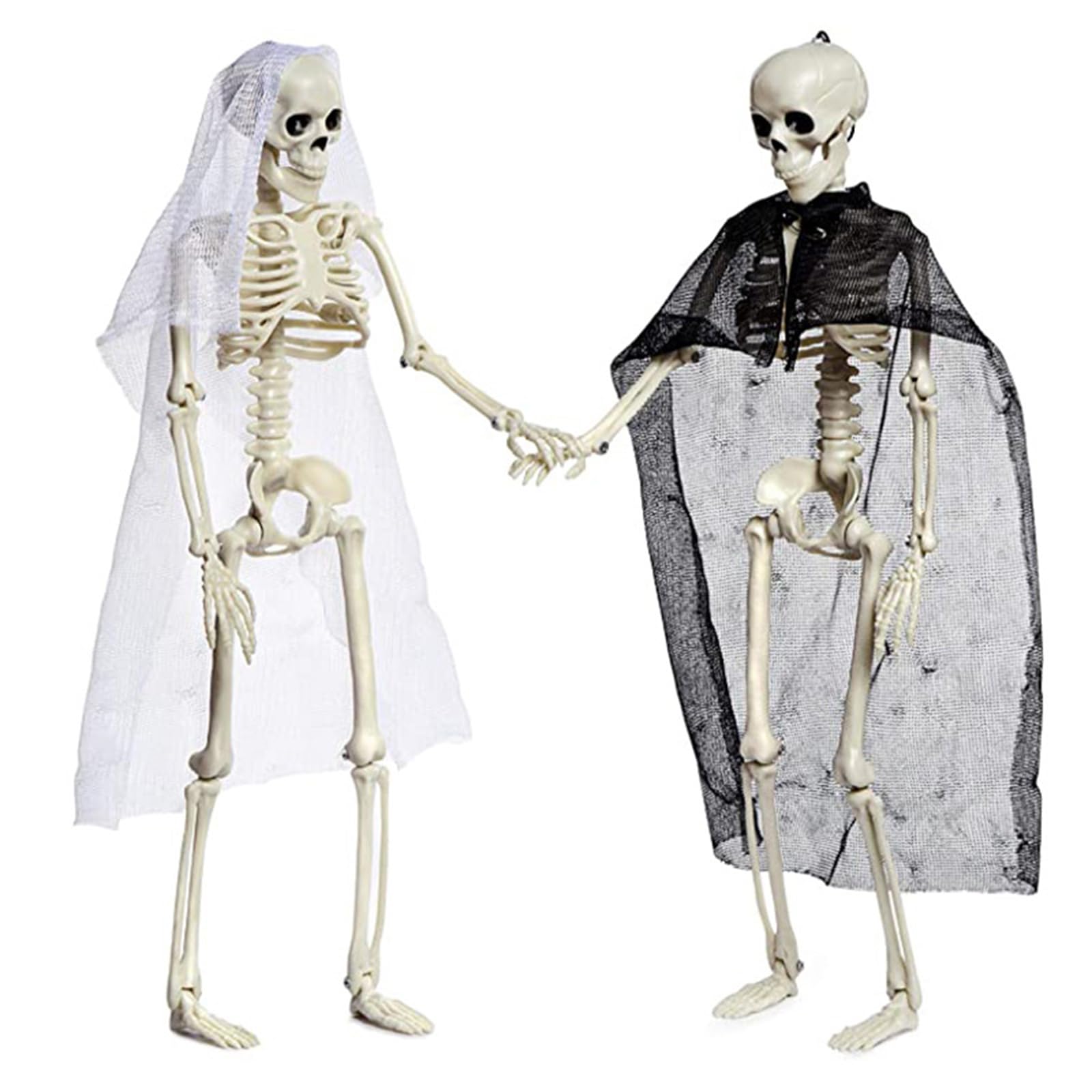 Amazon | 2個セッ ハロウィン 骸骨 飾り ハロウィンドクロ 模型