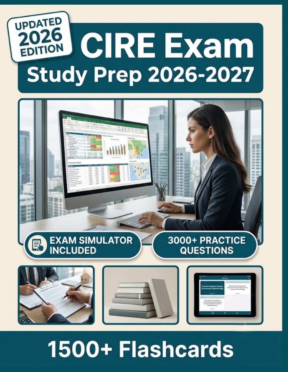CIRE Exam Study Prep 2026-2027: 3,000+ Practice Questions, 8 Full-Length Tests, Digital Flashcards & Advanced Exam Simulators To Pass with Confidence