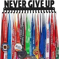 Vista 14 de Soporte para medallas – She Believed She Could She Did – Soporte personalizado para medallas para corredor de carreras deportivas, placa de metal